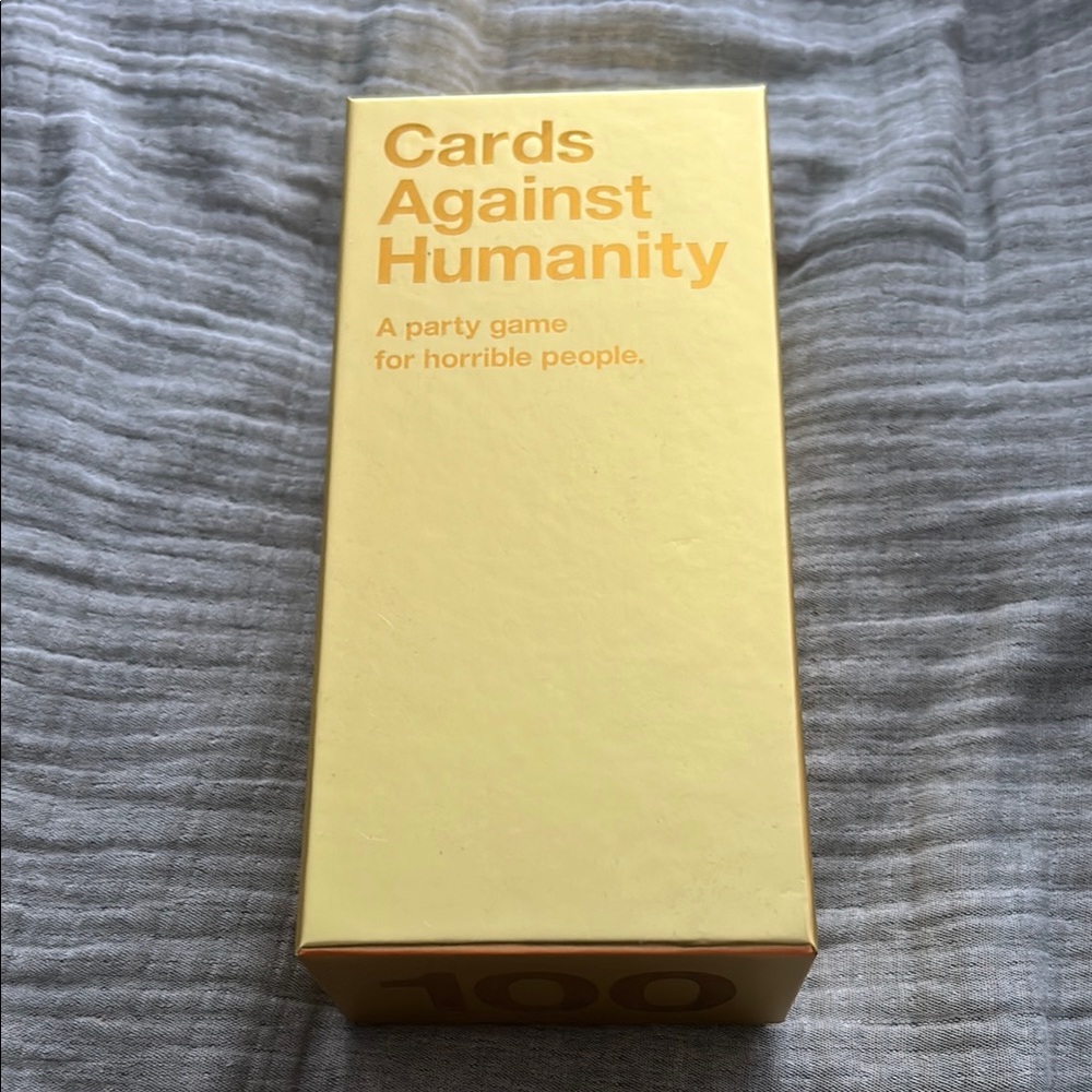 Cards Against Humanity 100th Anniversary Gold Box w/ 1923 cards of Humor.